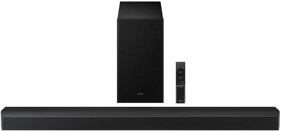 Samsung B-Series Soundbar HW-B750F 5.1 ch Subwoofer (2025 Model) Voice Enhance Mode, Q-Symphony, Adaptive Sound