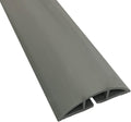 Kable Kontrol Floor Cord Cover kit - 15 Feet Long Gray Plastic Cable Protector, Hides Cords and Conceals Wires, for Extension Cord Cable Management, Channel Size 0.75” W x 0.43” H