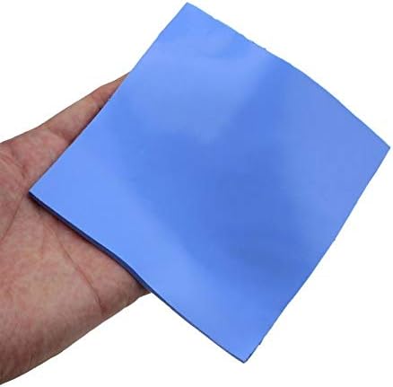 Highly Efficient 12 W/mK Thermal Pad, 100x100x1mm, Insulated, Heat & Temperature Resistant Silicone for IC, SSD, CPU, GPU, Heat Sink, LED Cooling