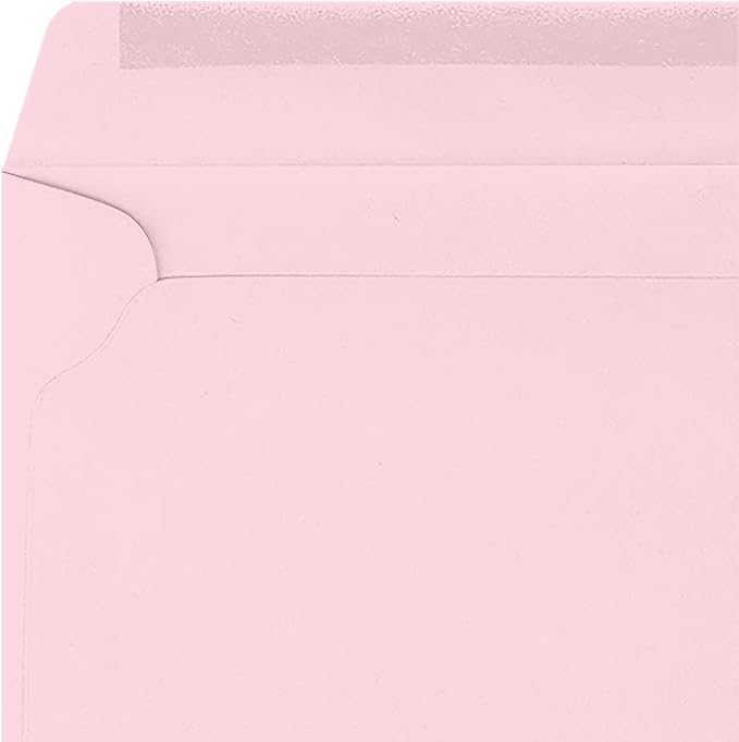 LUXPaper 9 x 12 Booklet Envelopes | Candy Pink | 80lb. Text | 1, 000 Qty - Image 3