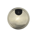 HAHIYO 1Pcs 3.15Inch/80mm Brushed Silver Zinc Alloy Desk Grommet Wire Grommet Cable Management Cord Hole Cover Desk Wire Hole Insert Wire Organizer for Computer Office Home School Equipment Systems