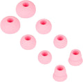 4 Pairs Silicone Earbud Tips Replacement Earbuds Cap Ear Tips Compatible with Powerbeats 1/2/3 Wireless Beats by Dre Headphones,(Pink)