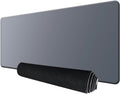 Galdas Gaming Mouse Pad XXL XL Large Long Extended Big Mousepad Non-Slip Rubber Keyboard Mouse Pad with Stitched Edges for Laptop Home Office (31.5x11.8x0.08 Inch) -Grey