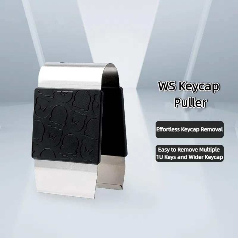 MELETRIX WS Keycap Puller, Metal Keycap Remover Key Cap Removal Tool for Mechanical Keyboard Removing Fixing Tools 3U Size (L)
