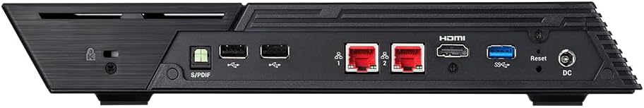 Asustor Flashstor 6 FS6706T - 6 Bay All-SDD NAS Storage, Quad Core 2.0GHz, Dual 2.5GbE Ports, 4GB RAM DDR4, Computer Network Attached Storage with 2 x 2TB NVMe SSD