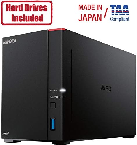 BUFFALO LinkStation SoHo 720 2-Bay Professional Office NAS 4TB (2x2TB) with Hard Drives Included