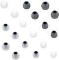Replacement Earbud Tips Earbud Covers Silicone Tips Ear Gels Fit for Inner Hole from 3.8mm - 5.1mm Earphones 9 Pairs S/M/L