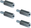 Kado Wall Mount Spacer Adapter Set for Desktop/Portable Monitor, 4pcs M4x14mm Hex Stainless Steel Standoff Spacer Screw Nut Bolt Motherboard Prototyping Accessories for PCB, Computer & Circuit Board