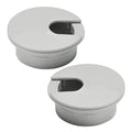 2 Pcs Desk Grommet 2" / 50 mm, Desk Cord Hole Cover, Cable Grommet ABS Plastic, Desk Hole Grommet for Home & Office Pc, Detachable Cable Cord Organizer-Light Grey
