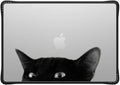 CASETiFY Impact MacBook Air 15" (M2-M4) Case [Cushioned Impact Corners/Scratch-Resistant/Anti-Slip Grip] - CAT - Clear Black