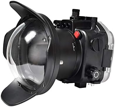 Seafrog Professional Waterproof Housing 6" Dry Dome Port Kit, for Sony A7S III A7SIII A7S3 A7 SIII Alpha 7S III with 16-35mm F4 (Zoom Gear Included) Underwater 40m/130fit Diving Case-Black