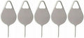 5 Pcs Silver Card Needle, Sim Card Tray Opening Removal Tool, Eject Pin Tool Replacement SIM Card Tools Accessories