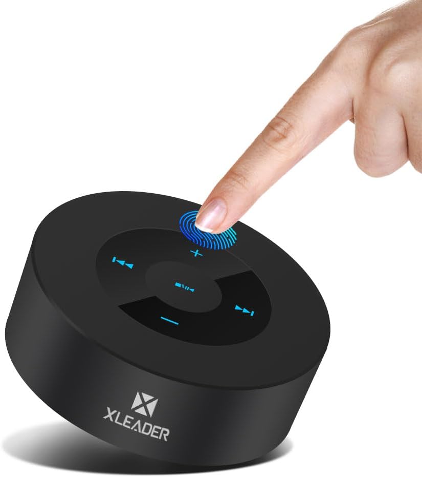 XLEADER Small Bluetooth Speaker (Gift Box Packed) Portable Speakers Bluetooth Wireless with Mic/Micro SD/Aux Input, Touch Design, Deep Bass, 12H Playtime, Mini Speaker for iPhone Laptop PC Office Car