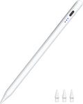Stylus Pen for iPad 2018-2025, Fast Charging Magnetic Pencil (1st Generation) with Tilt Sensitivity & Palm Rejection for iPad Air 3/4/5/M2/M3, iPad mini 5/6, iPad 6/7/8/9/10/11, iPad Pro 11"/12.9"/M4