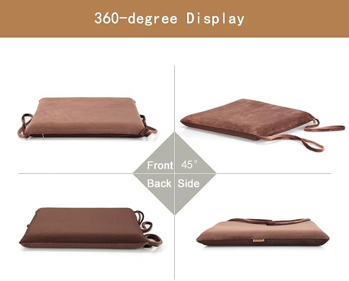 Augld Square Chair Seat Cushion Memory Foam Chair Cushion - Image 8