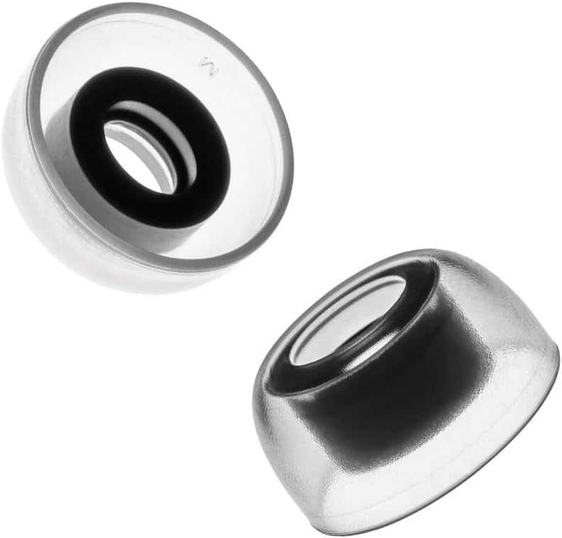 AZLA SednaEarfit Crystal for Bose Earbuds 2 Pair - Bose Earbuds Replacement Tips - Compatible with Bose Quietcomfort Ultra Earbuds, Bose QC Earbuds II (S)