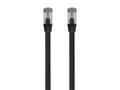 Monoprice Cat8 1ft Black Patch Cable Double Shielded 26AWG 2GHz 40G Pure Bare by Monoprice