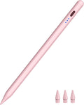 Pen for iPad 2018-2025, HATOKU 15 Mins Fast Charging Pencil 1st Gen with Tilt & Palm Rejection Compatible with iPad Air 3/4/5/M2/M3, iPad mini 5/6, iPad 6/7/8/9/10/11, iPad Pro 11"/12.9"/M4 (Pink)