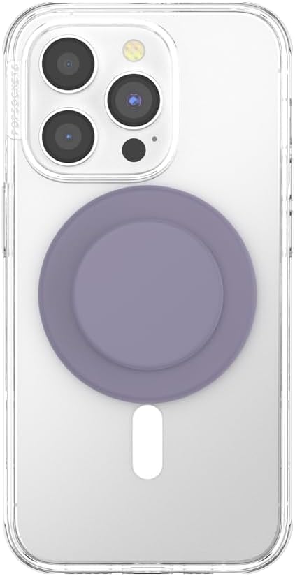PopSockets Phone Grip for MagSafe with Kickstand, Magnetic Stand, Swappable Top, Secure Hold for iPhone MagSafe Cases, Phone & Tablet Grip - Soft Touch Dusk