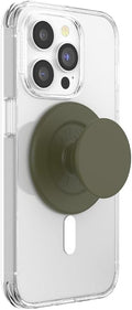 PopSockets Phone Grip for MagSafe with Kickstand, Magnetic Stand, Swappable Top, Secure Hold for iPhone MagSafe Cases, Phone & Tablet Grip - Soft Touch Fatigue