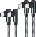 USB C to Lightning Cable MFi Certified PD Fast iPhone 12 Charging 6ft Cable 90 Degree Type C Charger Cord Compatible with iPhone 13/12/12 ProMax/12Mini/11 Pro Max/X/XS/XR/8, iPad 8th (Grey) …