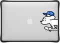 CASETiFY Impact MacBook Air 13" (M1/Intel) Case [Cushioned Impact Corners/Scratch-Resistant/Anti-Slip Grip] - Skater John (Standard) - Clear Black
