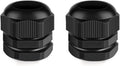Cable Gland 2 Pack 1 1/4" NPT Waterproof Adjustable Connector Strain Relief Cord Connectors Joints Nylon with Gaskets…