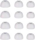 Replacement Ear Tips for Beats Fit Pro, Beats Studio Buds+, Beats Studio Buds, Beats Solo Buds Silicone Earbuds Washable Noise Isolation, Fit in The Charging Case, 6 Pairs S/M/L (White)