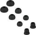 4 Pairs Silicone Earbud Tips Replacement Eartips Earbuds Cap Eartips Tips Compatible with Powerbeats 1/2/3 Wireless Beats by Dre Headphones (Black)
