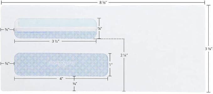 Quality Park #8 5/8 Security Envelopes, Double Window, Self Seal Envelopes - Image 7