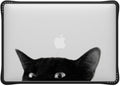 CASETiFY Impact MacBook Air 13" (M1/Intel) Case [Cushioned Impact Corners/Scratch-Resistant/Anti-Slip Grip] - CAT - Clear Black