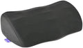 C CUSHION LAB Ergonomic Foot Rest for Under Desk - Patented Massage Ridge Design Memory Foam Foot Stool Pillow for Work, Home, Gaming, Computer, Office Chair - Footrest for Back and Hip Pain Relief
