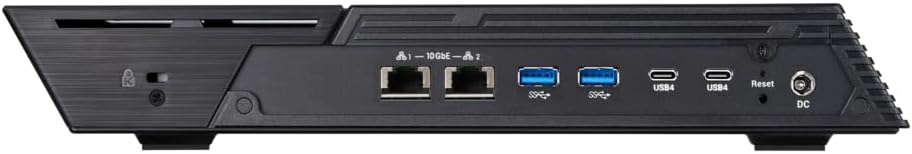 Asustor Flashstor 12 Pro Gen 2 FS6812X 12 Bay All-SDD NAS Storage, Quad-Core 2.3GHz CPU, Dual USB 4 Ports, Dual 10GbE Port, 16GB ECC RAM DDR5,Network Attached Storage with 4 x 4TB NVMe SSD