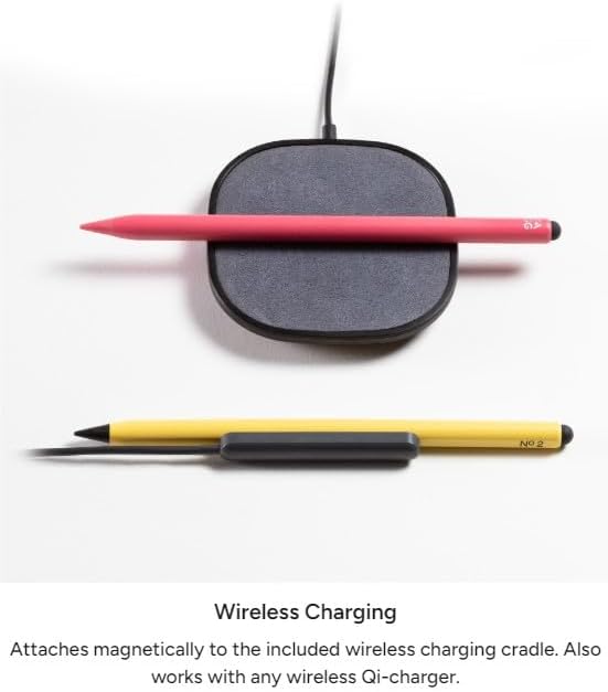 ZAGG Pro Stylus 2 with Active & Capacitive Tips, Palm Rejection, Tilt Recognition, Bluetooth Pairing, Compatible w/iPad Pro 11/12.9 (3,4, & 5 Gen)/Air 10.9/iPad 10.2/9.7/Mini 5/ iPad Air (M2) - White