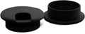 2pcs 2 Inch Desk Wire Cord Cable Grommets Hole Cover for Office PC Desk Cable Cord Organizer Plastic Cover (Black-2Pcs)