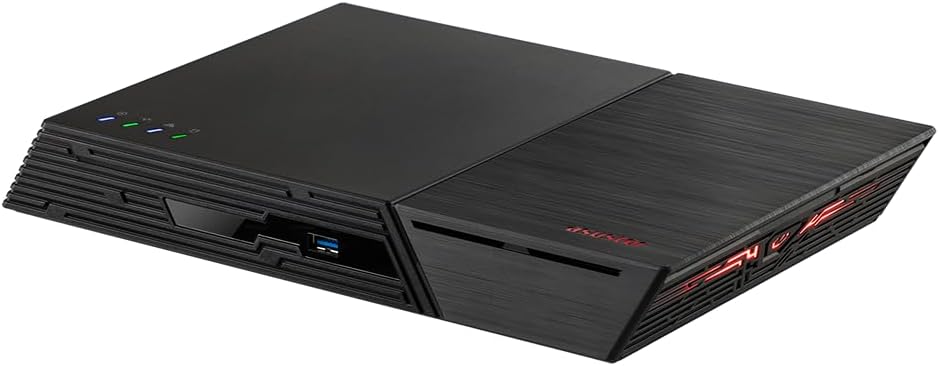 Asustor Flashstor 6 Gen 2 FS6806X 6 Bay All-SDD NAS Storage,Quad-Core 2.3GHz CPU, Dual USB 4 Ports, 10GbE Ports, 8GB RAM DDR5, Network Attached Storage with 2 x 2TB NVMe SSD