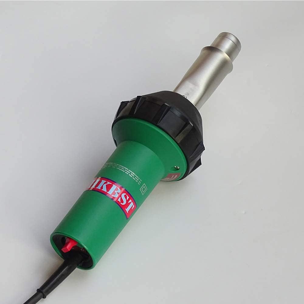Hot Air Welder & Heat Gun Kit, Professional 1600W Plastic Repair Welder Kit for PVC/TPO/Vinyl, Roofing, Automotive, Flooring with Welding Nozzles, Seam Roofing Roller