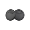 HAHIYO 2Pcs 2.4Inch/60mm Black ABS Plastic Sector-Shaped Desk Grommet Wire Grommet Cable Management Cord Hole Cover Desk Wire Hole Insert Wire Organizer for Computer Office Home Equipment System