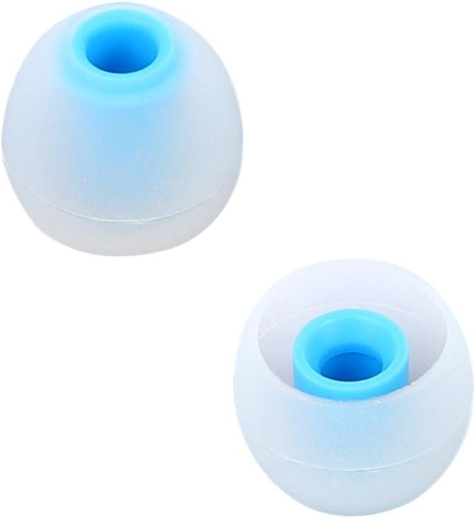 Brandless Earbud Tips Replacement - 9 Pairs SML, SENSO, TOZO, Sony Compatible, Soft Silicone, Black, Green, Blue