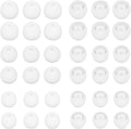 18 Pairs Silicone Ear Tips Replacement Earbud Tips for in- Ear Headphones Ear Covers (Inner Hole from 3.8mm-5.5mm Earphones) Earbud Replacement Tips Ear Bud Rubber Tips S M L