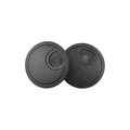 HAHIYO 2Pcs 2.4Inch/60mm Black Zinc Alloy Desk Grommet Wire Grommet Cable Management Cord Hole Cover Desk Wire Hole Insert Wire Organizer for Computer Office Home School Equipment Systems