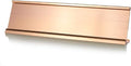 2" x 10" Aluminum Office Desk Nameplate Sign Holder 10 Pack by All+Quality
