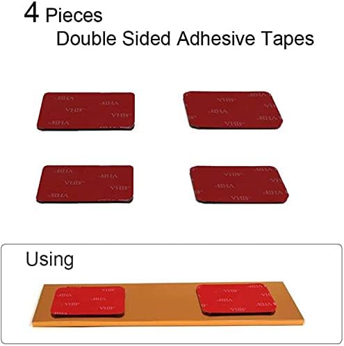 2" x 10" Nameplate Holder Wall or Door 2 Pack Gold - Image 3