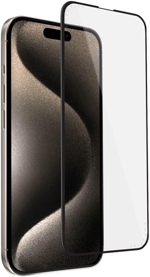 CASETiFY Impact HD Screen Protector [Strengthened 9H aluminosilicate Glass, applicator Included] for iPhone 15 Pro