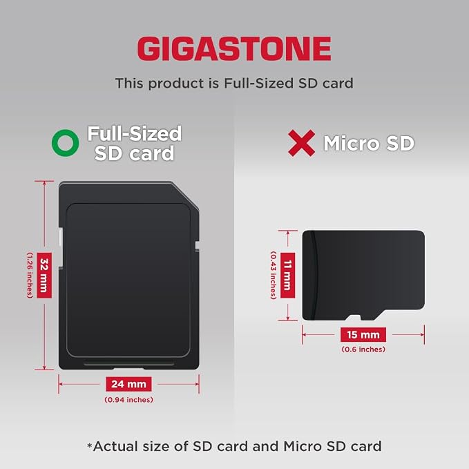 GIGASTONE 256GB SD Card, Camera Plus, UHS-I V30 U3 SDXC Memory Card High Speed - Image 2