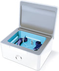 PerfectDry LUX | World's Fastest Hearing Aid Dryer, Dehumidifier Accessory | UV-C Ultraviolet Light Box Kit | Removes Sweat & Moisture from Hearing Aids, Airpods, Wireless Earbuds, Ear Amplifiers