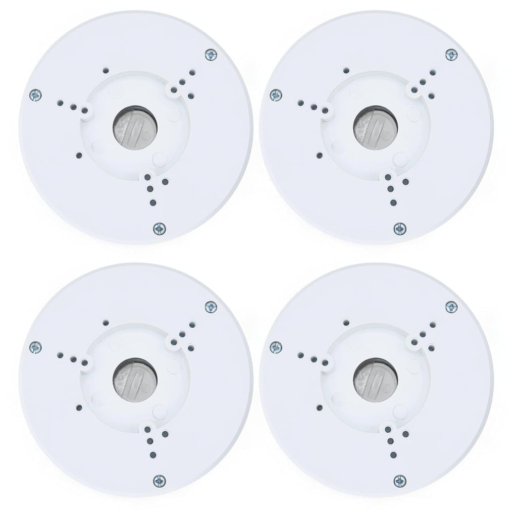 4 Pack PFA130-E Security Camera Junction Box-Premium ABS Security Camera Mount Bracket-Waterproof Universal Camera Junction Box for Mounting Surveillance Cameras-Outdoor Security Camera Box