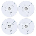 4 Pack PFA130-E Security Camera Junction Box-Premium ABS Security Camera Mount Bracket-Waterproof Universal Camera Junction Box for Mounting Surveillance Cameras-Outdoor Security Camera Box