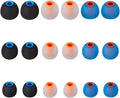 Earbud Tips Soft Silicone Earbuds Replacement Tips Fit for in-Ear Headphones(Inner Hole from 3.8mm - 4.2mm Earphones) 9 Pairs S/M/L