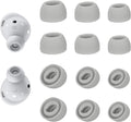 6 Pairs Replacement Eartips for Samsung Galaxy Buds Pro Headphones, Silicone Tips Earbuds Eartips Set, L/M/S Earplug Replacement Accessories (Silver, Without Pen)